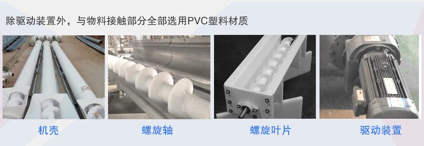 塑料螺旋輸送機結（jié）構（gòu）