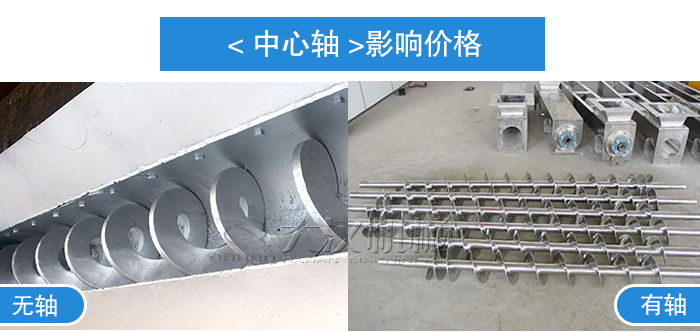 不鏽鋼（gāng）絞龍輸送機中心軸